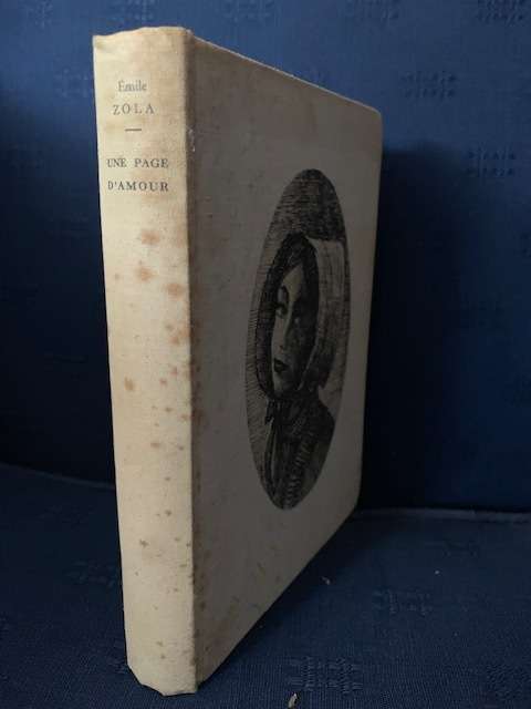 Emile Zola, Une Page D'amour in French language hardcover 1959