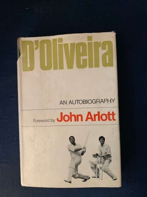 D'Oliveira by John Arlott, 1968, hardcover, First Edition