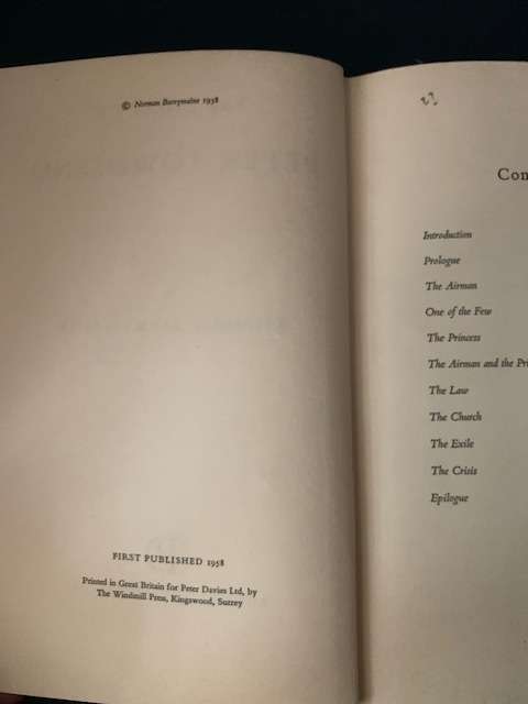 The Story of Peter Townsend by Norman Barry Maine, 1958, First Edition