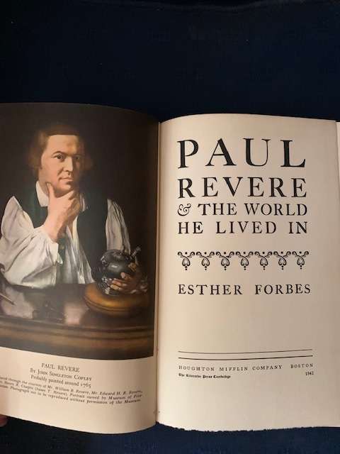 Paul Revere, The World We Lived In by Eather Forbes, 1942, First Edition