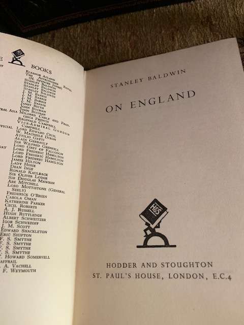 On England by Stanley Baldwin