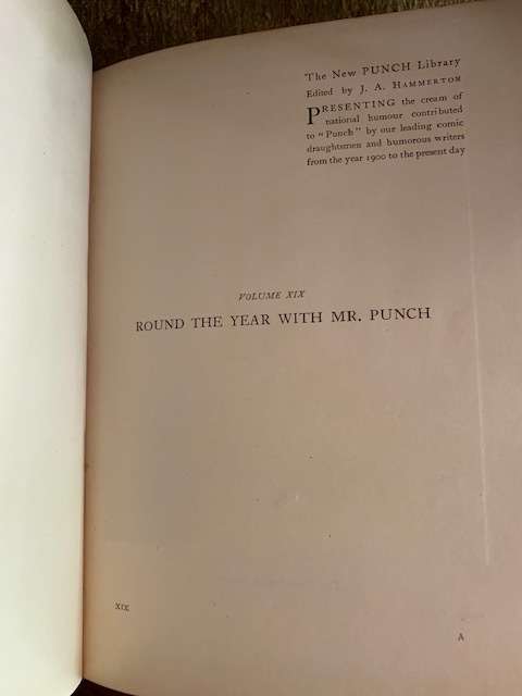 Round the Year with Mr Punch Vol XIX