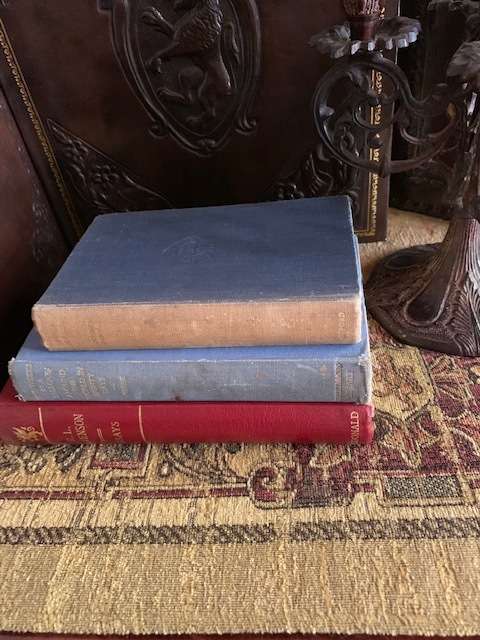 Set of 3 books R595 The Essays of R.L Stevenson,Around The World in Eighty Days & Four Tales