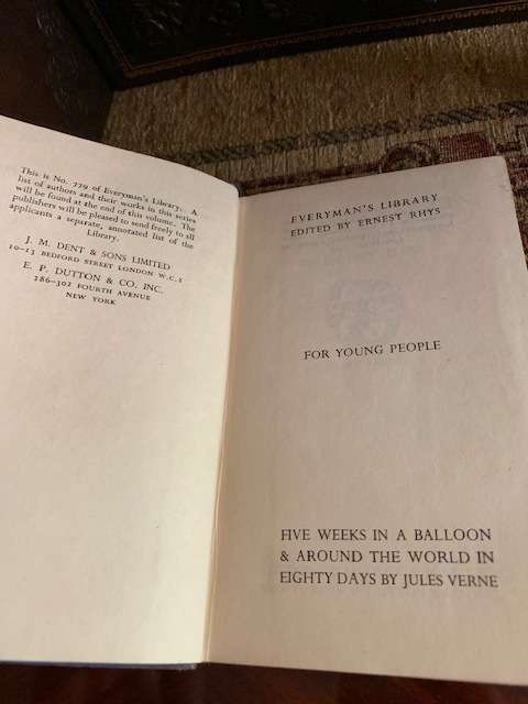 Set of 3 books R595 The Essays of R.L Stevenson,Around The World in Eighty Days & Four Tales