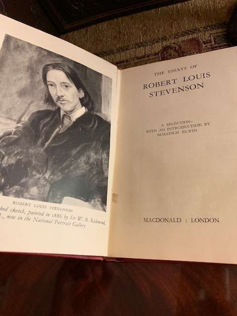 Set of 3 books R595 The Essays of R.L Stevenson,Around The World in Eighty Days & Four Tales
