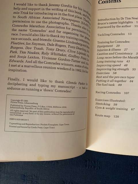 Comrades Bruce Fordyce, First Edition, athletics