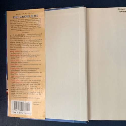 The Golden Boys by C.Stauth, First ED, unauthorised inside look of the U.S. Olympic basketball team