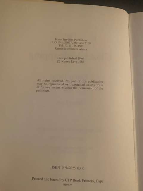 The Glazer Kidnapping, Signed copy, by Kenny Levy with Barry Levy