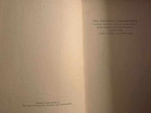 My Northcliffe Diary by Tom Clarke, First Edition