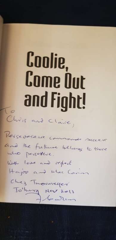 Coolie Come Out and Fight, Signed ! RARE ! First Edition by Mohamed F (Mac) Carim