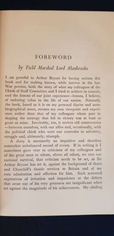 The Turn of the Tide by Arthur Bryant, 1957, First Edition, third impression