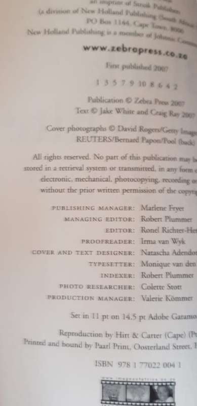 In Black a White, SIGNED copy and Complete Conditioning for Rugby, First Editions