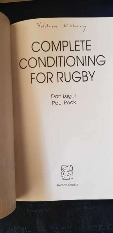 In Black a White, SIGNED copy and Complete Conditioning for Rugby, First Editions