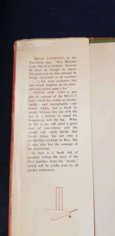 Pitch and Toss by Roy McLean, First Edition
