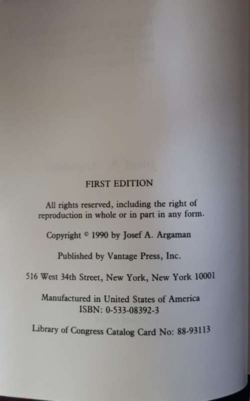 Feeling Good by Josef A. Argaman, Signed copy First Edition