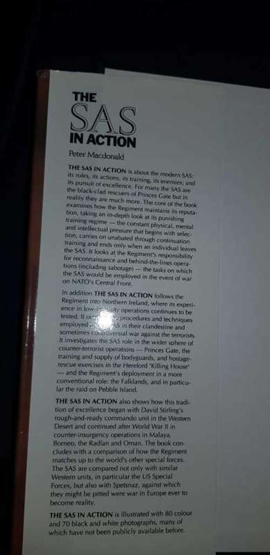 The SAS in Action by Peter Macdonald, First Edition