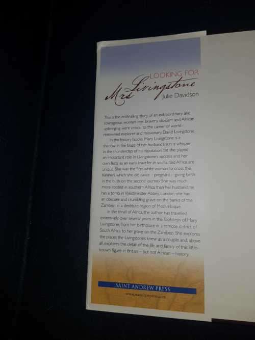 Looking for Mrs Livingstone by Julie Davidson, First Edition