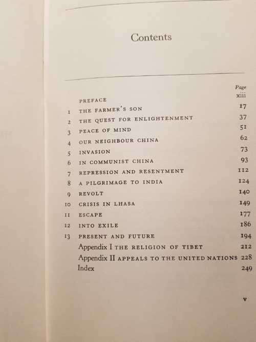 The autobiography of his holiness the Dalai Lama, First Edition, by David Howarth, 1962