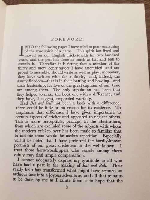 Bat and Ball, A book of Cricket by Thomas Moult, Inscribed to Clive Rice