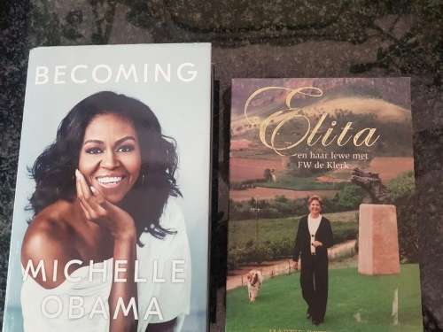 De Klerk, Becoming Michelle Obama and Elita de Klerk, First Editions, set of two R495