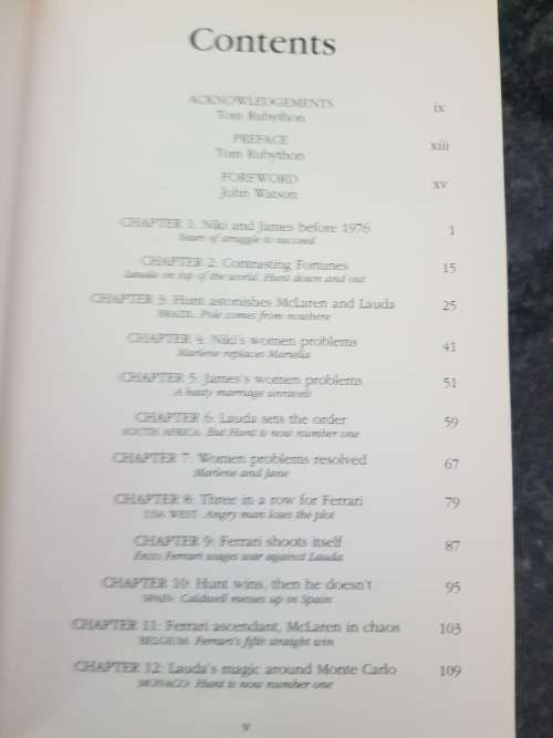 Tom Rubython,  In the Name of Glory 1976, First Edition  The Greatest ever sporting duel Formula I