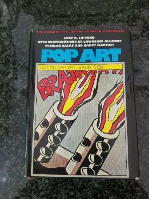 Pop Art by Lucy R. Lippard, First Edition, 1966, The world of art library, modern movements