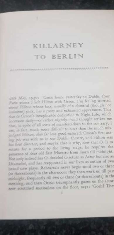 Each Actor on his Ass by MacLiammóir, First Edition