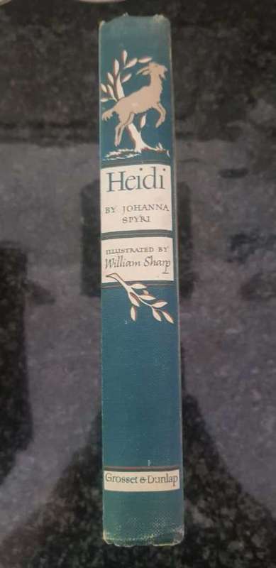 Heidi by Joanna Spyri, First Edition, 1945 illustrated by William Sharp
