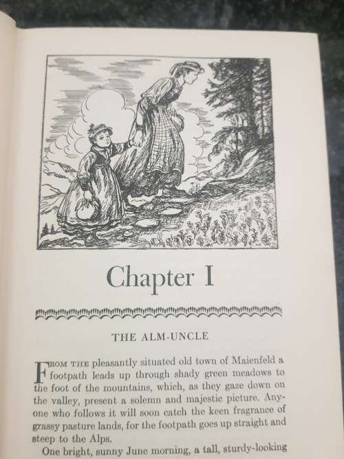 Heidi by Joanna Spyri, First Edition, 1945 illustrated by William Sharp