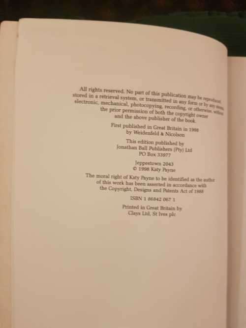 Silent Thunder by Katy Payne, First Edition  The voice of Elephants