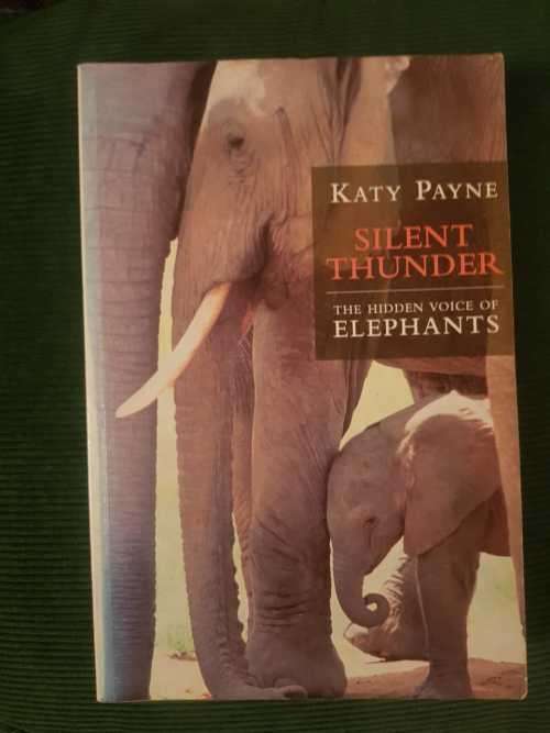 Silent Thunder by Katy Payne, First Edition  The voice of Elephants