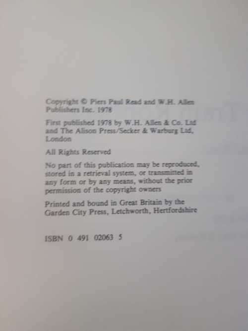 The Train Robbers and Their Story by Piers Paul Read, First Edition