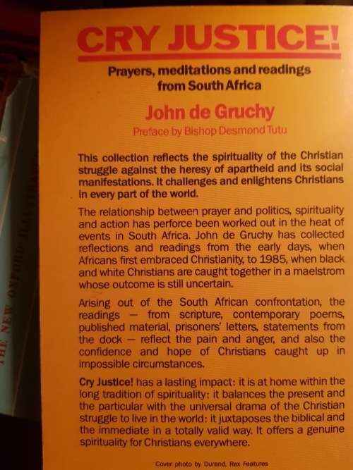 The Songs and Secrets and Cry Justice, set of two books for R450