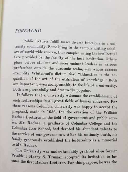 Truman Speaks by Richard Silverman, First Edition