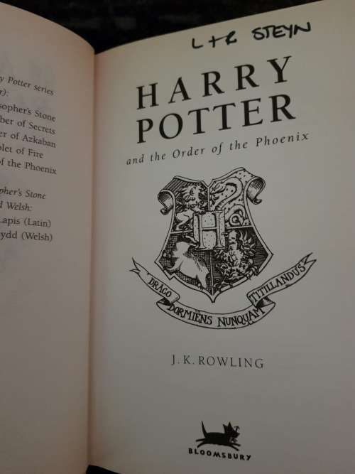 Harry Potter and the Order of the Phonenix