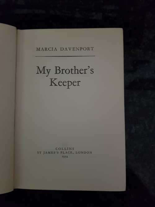 My Brother`s Keeper First Edition 1954