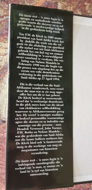 The Racists Guide to the People of South Africa, Signed Copy & F W De Klerk, two books