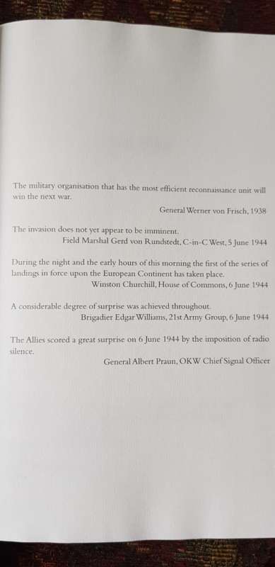 Codeword Overlord, Axis espionage and the D-Day landings by Nigel West