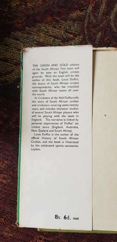 Cricketers of the Veld  and The Larwood Story  Cricketers of the Veld by Louis Duffus  The Larwood S