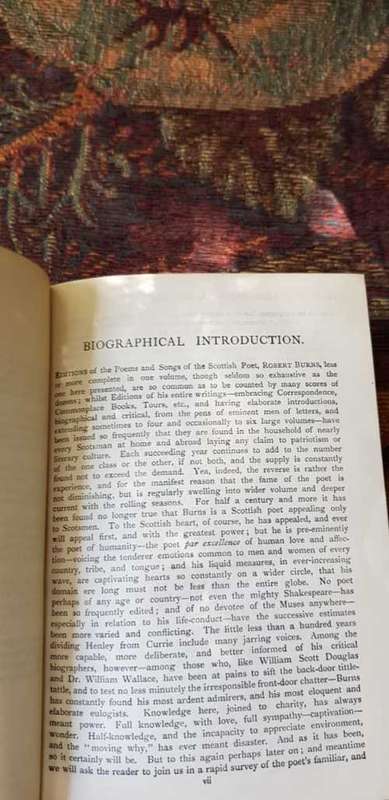 Burns Poetical Works and Letters of Robert Burns Introductory notes and glossary by Robert Ford