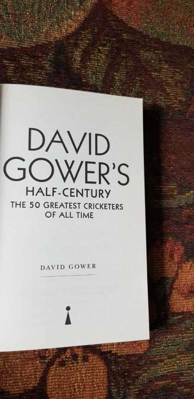Golden Age of Cricket and David Gower's Half-Century, set of two books for R