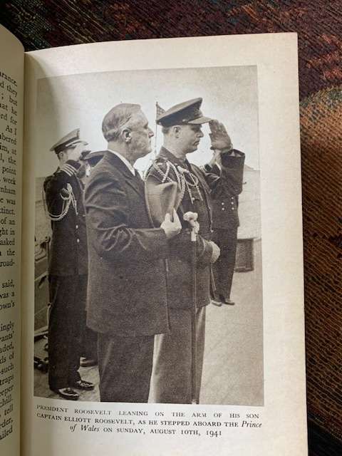 Atlantic Meeting by H. V. Morton, First Edition, an account of Mr Churchill's voyage in H.M.S.