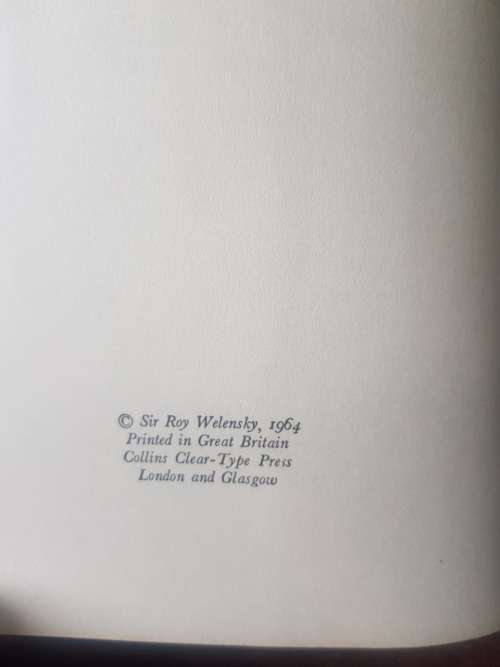 Welensky's 4000 Days, First Edition 1964 by Sir Roy Welensky The life and death of Rhodesian and Nya