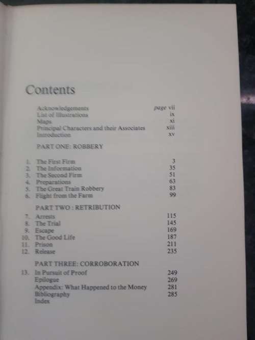 The Train Robbers and Their Story by Piers Paul Read, First Edition