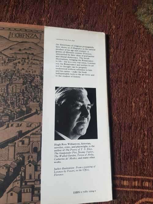 Lorenzo the Magnificent, First Edition by Hugh Ross Williamson