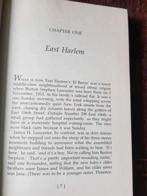Burt Lancaster, First Edition by Robert Windeler