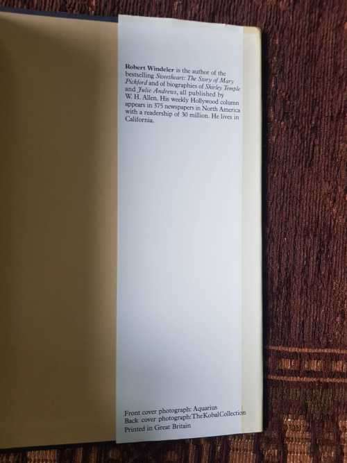 Burt Lancaster, First Edition by Robert Windeler