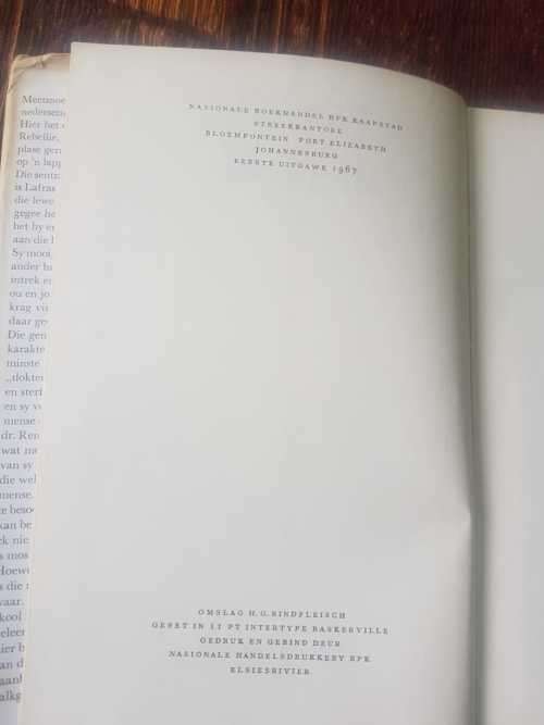 Meetsnoere, SIGNED COPY by Dricky Beukes, First Edition
