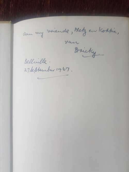Meetsnoere, SIGNED COPY by Dricky Beukes, First Edition