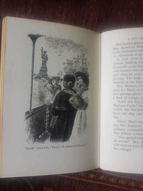 The Story of Madame Curie, First Edition by Alice Thorne, 1950 Illustrated by Frederick Castellon